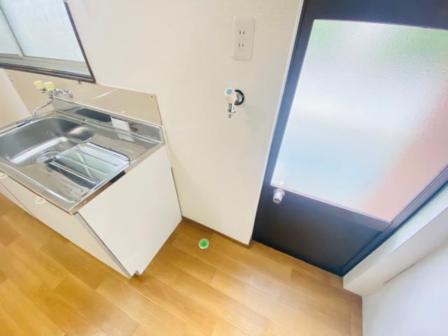 洗濯機置き場 津興I様借家