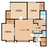 リビンハウス 3LDKの間取り