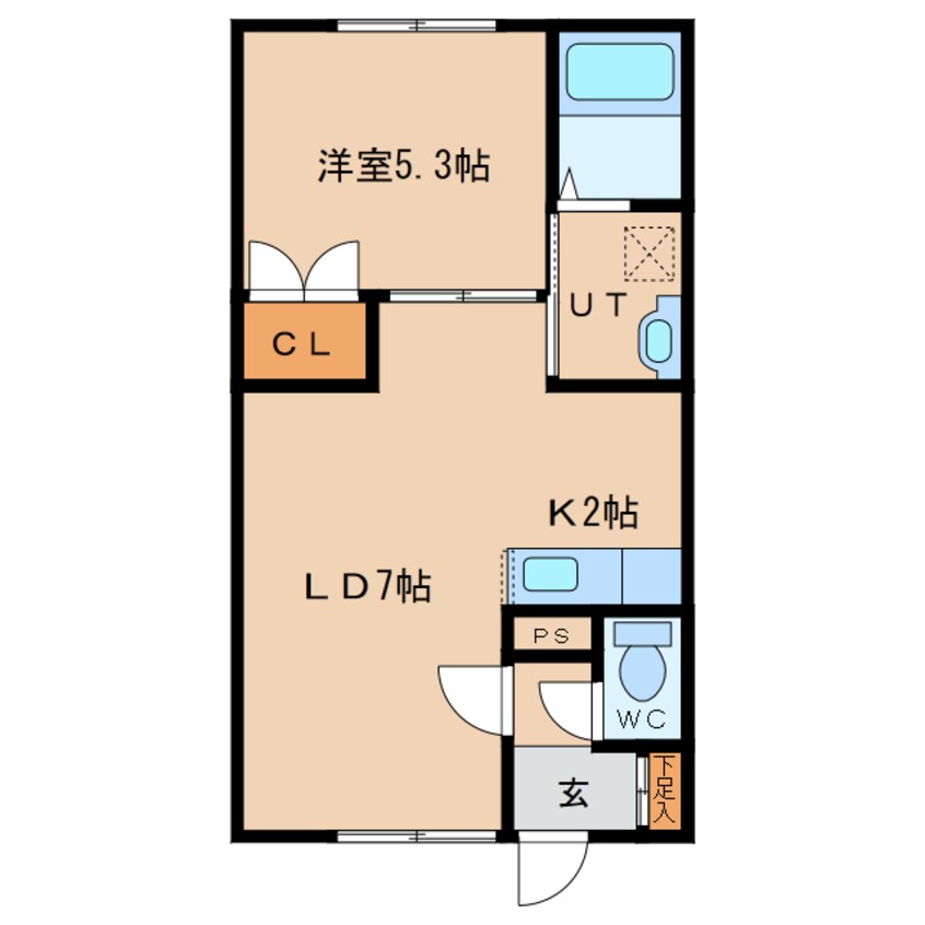 間取図 リラコートＡ