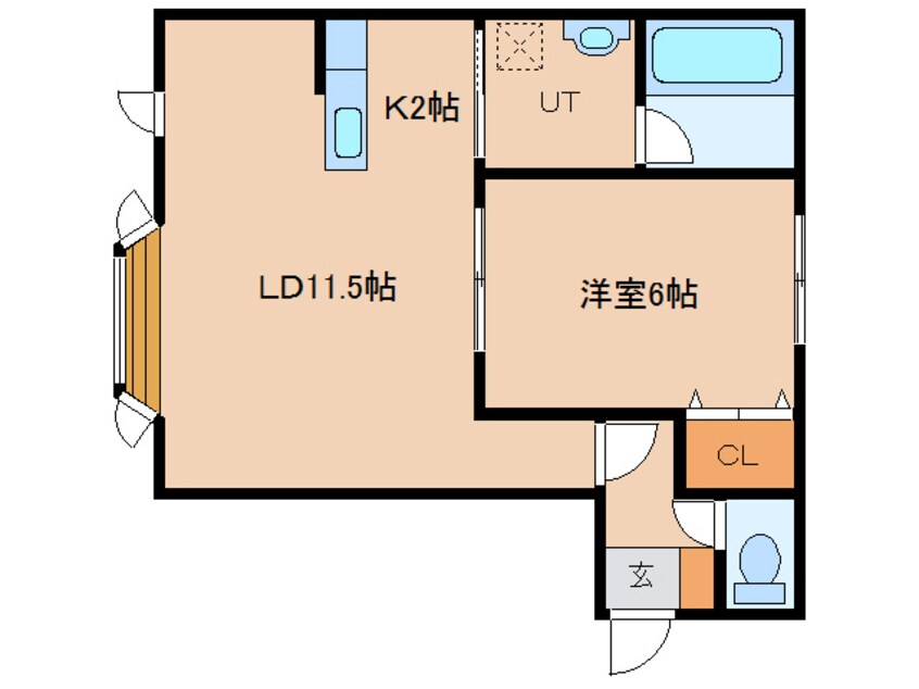 間取図 シンフォニー永山 Ａ棟