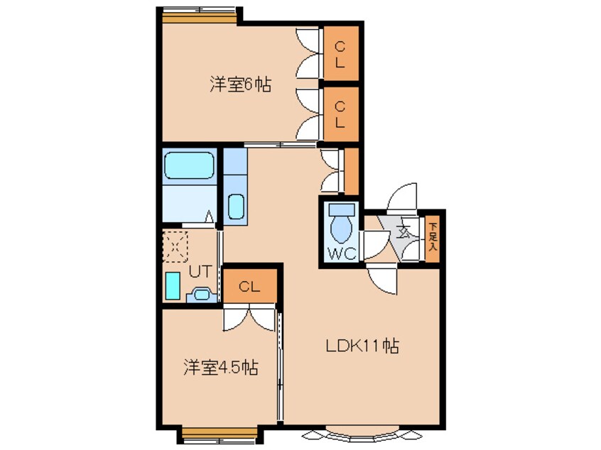 間取図 ファイン６５