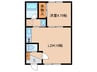ＳＫＹＦＬＡＴ(ｽｶｲﾌﾗｯﾄ) 1LDKの間取り