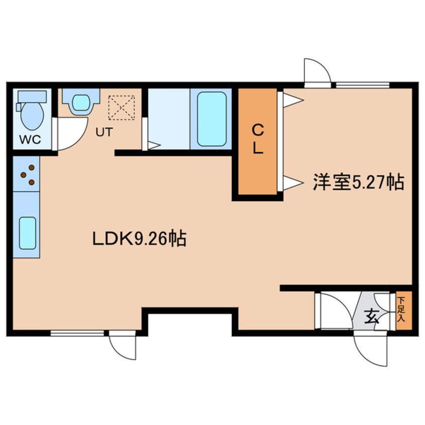 間取図 ド・フールネス７１６