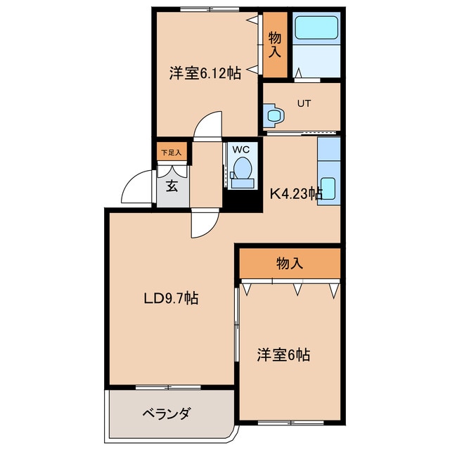 間取り図 エコハイツ ソレイユ