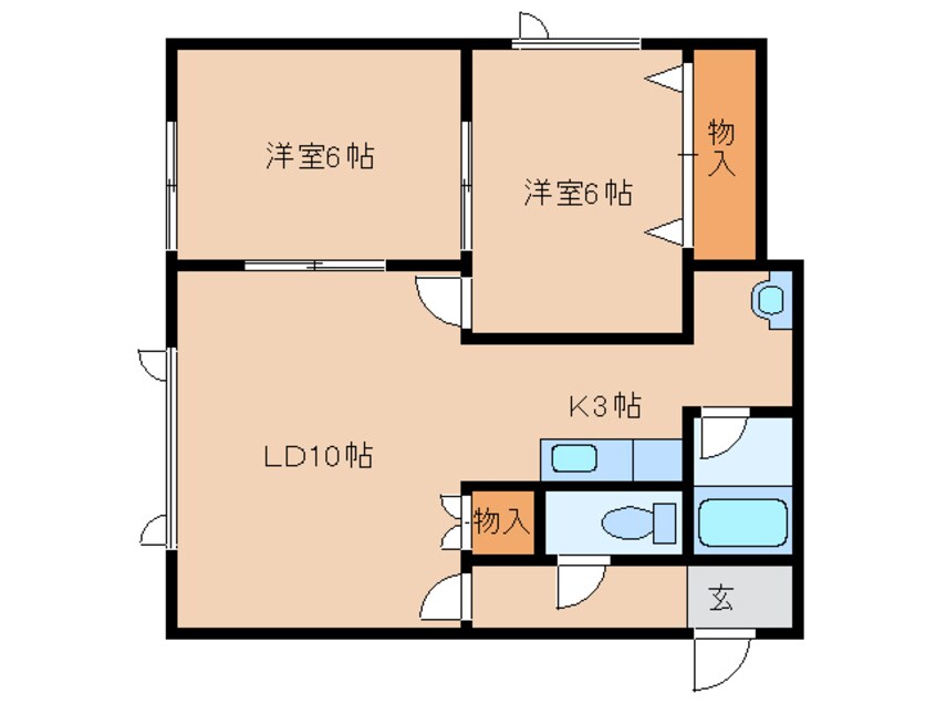 間取図 イーグル４・７