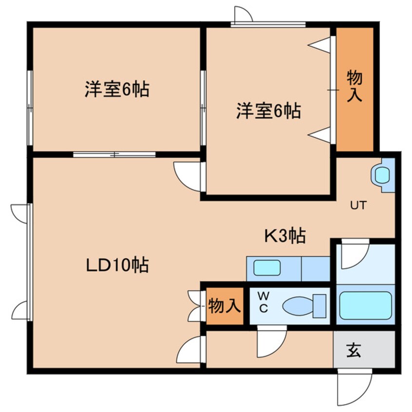 間取図 イーグル４・７