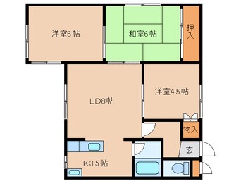 間取図 セラ・クレセント