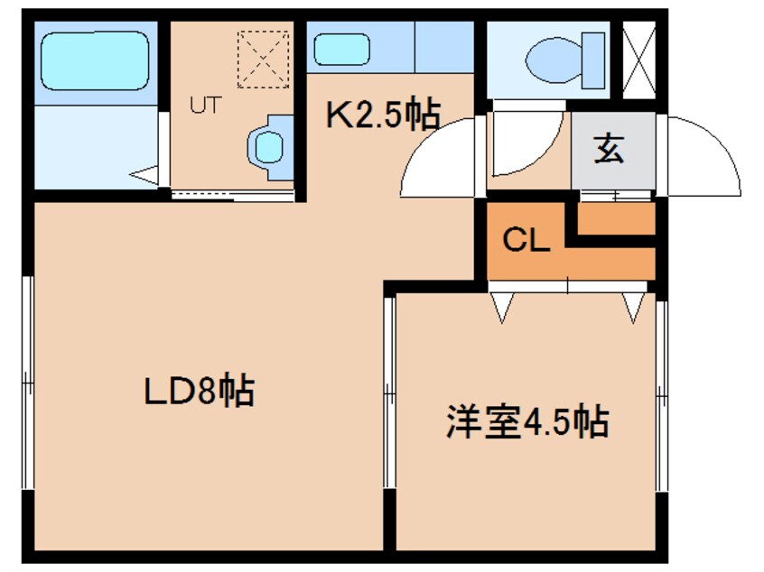 間取図 リラコートＢ