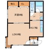 チェリー２・３ 1LDKの間取り