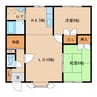 ファミールＢ 2LDKの間取り
