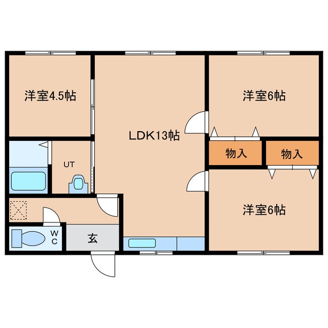 間取り図 東光12-7平屋