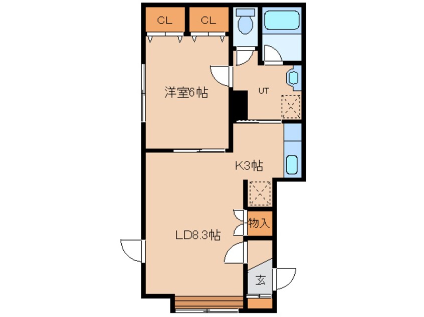 間取図 サクライハイムⅠ