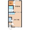 エスコート３１７ 1DKの間取り