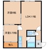 エスコート３１７ 2LDKの間取り