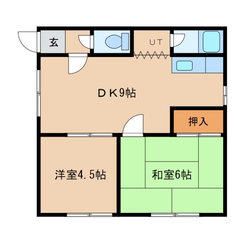 間取図 サンステージ東旭川