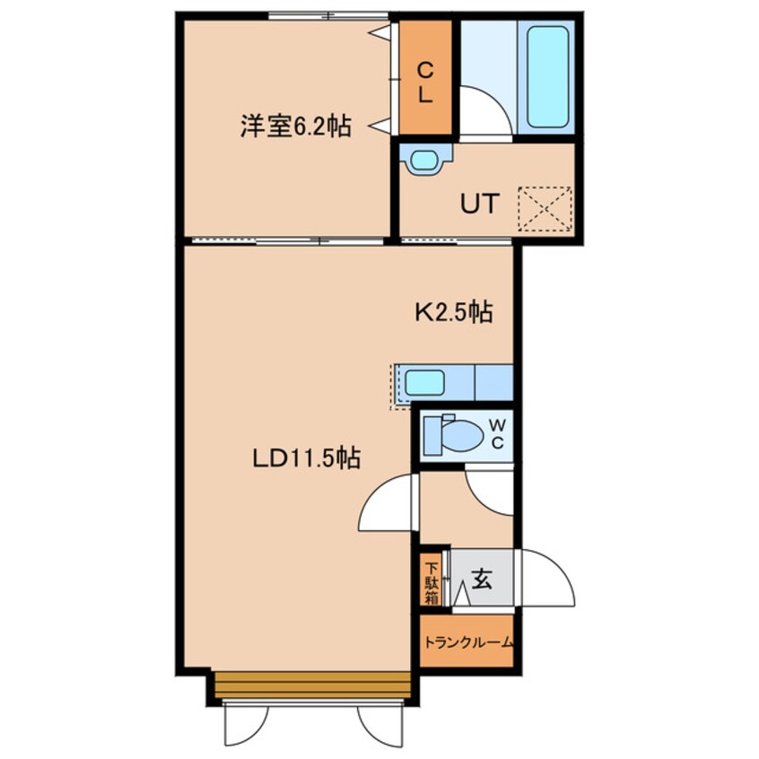 間取図 ルセットＡ