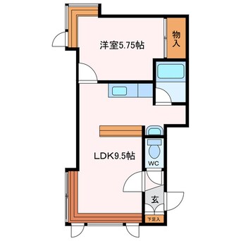 間取図 ノースガーデン永山