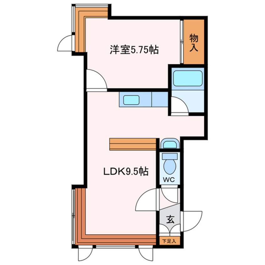 間取図 ノースガーデン永山