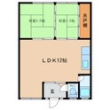 高穂マンションの間取図