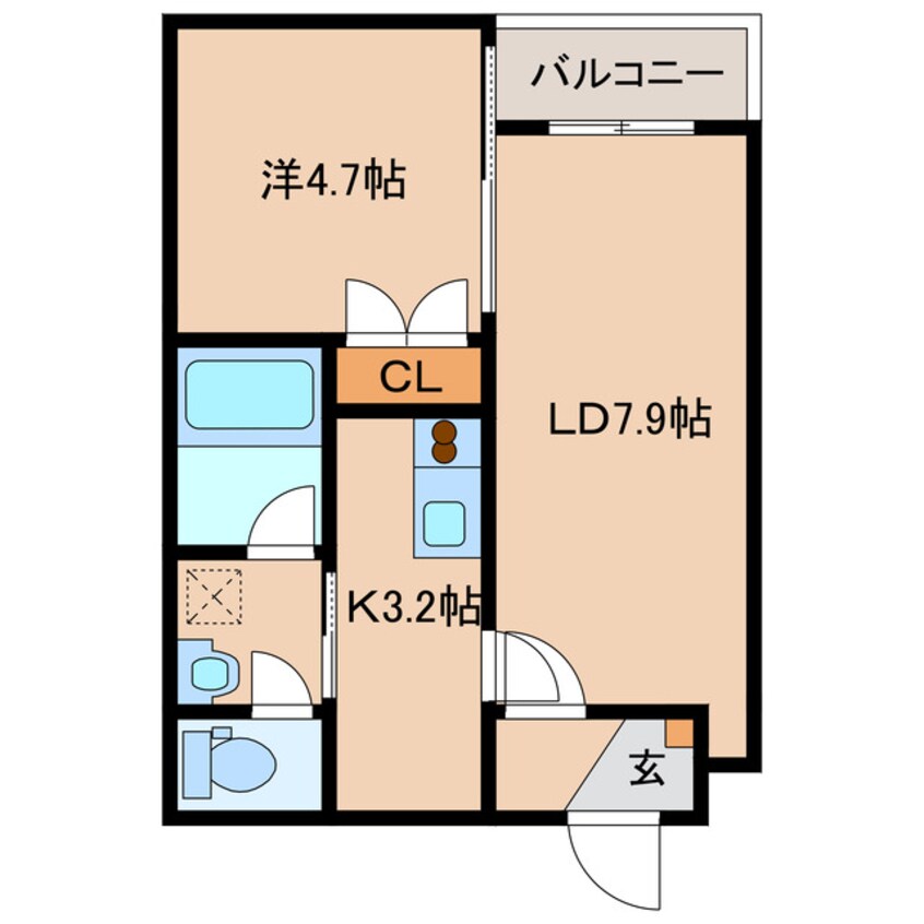 間取図 エスポアール３１０