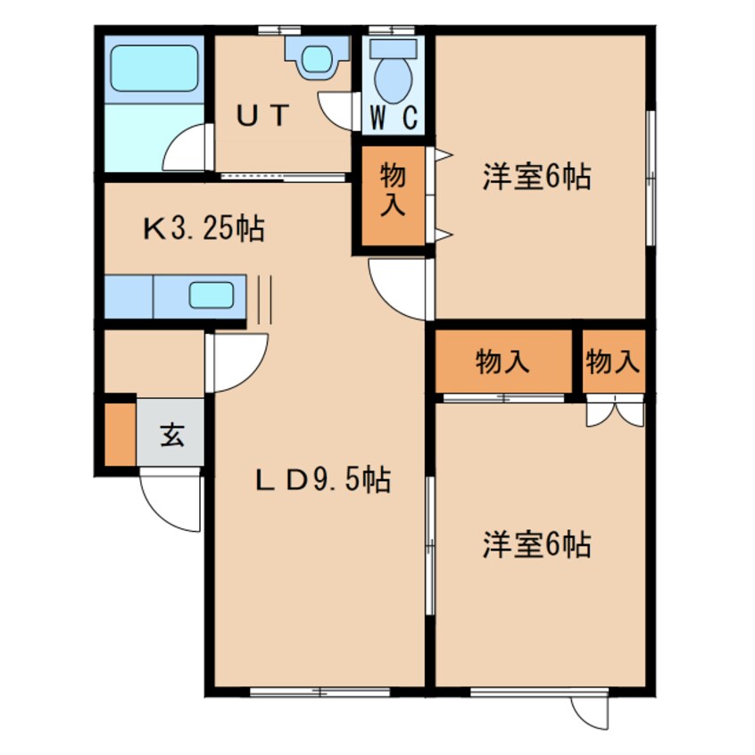 間取図 リーブライツＡ