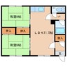 ロイヤルマンション 2LDKの間取り