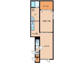 間取図 チェリー１・１