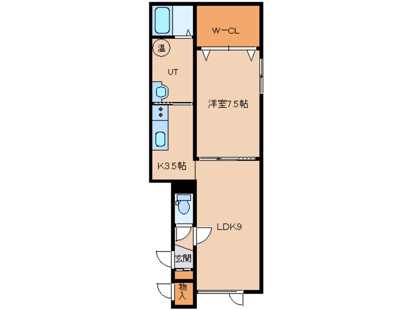 間取図 チェリー１・１