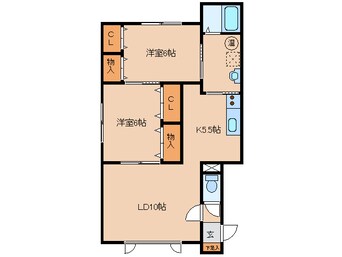 間取図 チェリー５・２