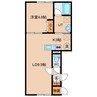 ＬＩＳ ＣＯＵＲＴ（ﾘｽｺｰﾄ） 1LDKの間取り