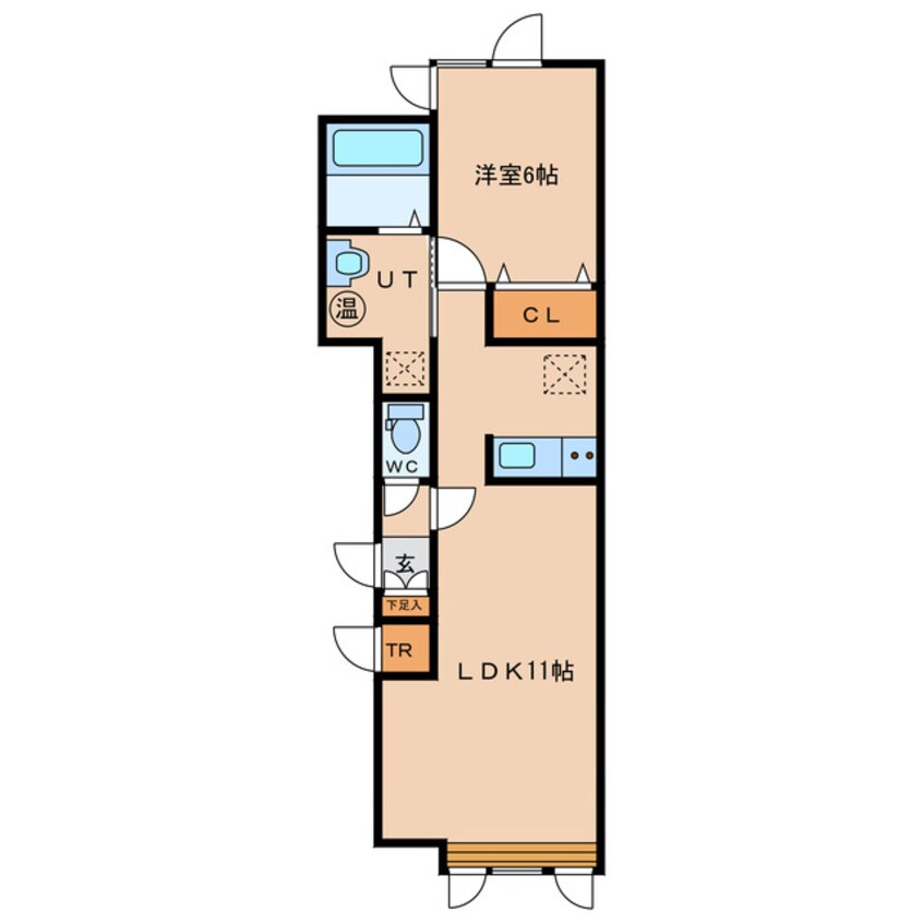 間取図 ラ・トルチェ