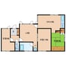 大町１－１１借家 3LDKの間取り