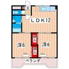 マンションＭ 2LDKの間取り