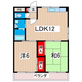 間取図 マンションＭ