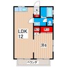 ワカバハイツ 1LDKの間取り