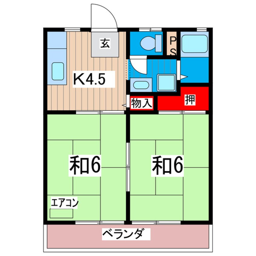 間取図 セヤハイツ