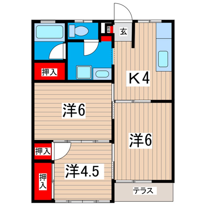 間取図 石川ハイツ