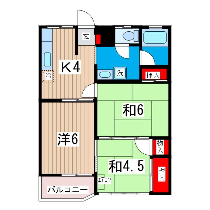 間取図 石川ハイツ