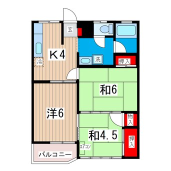 間取図 石川ハイツ