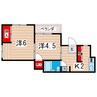 松川ビル 2Kの間取り
