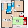 ロイヤルマンション 2LDKの間取り