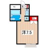 皆川タウンハウス　パート2 1Rの間取り