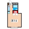 皆川タウンハウス　パート2 1Rの間取り