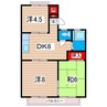 おおもりハイツ 3DKの間取り
