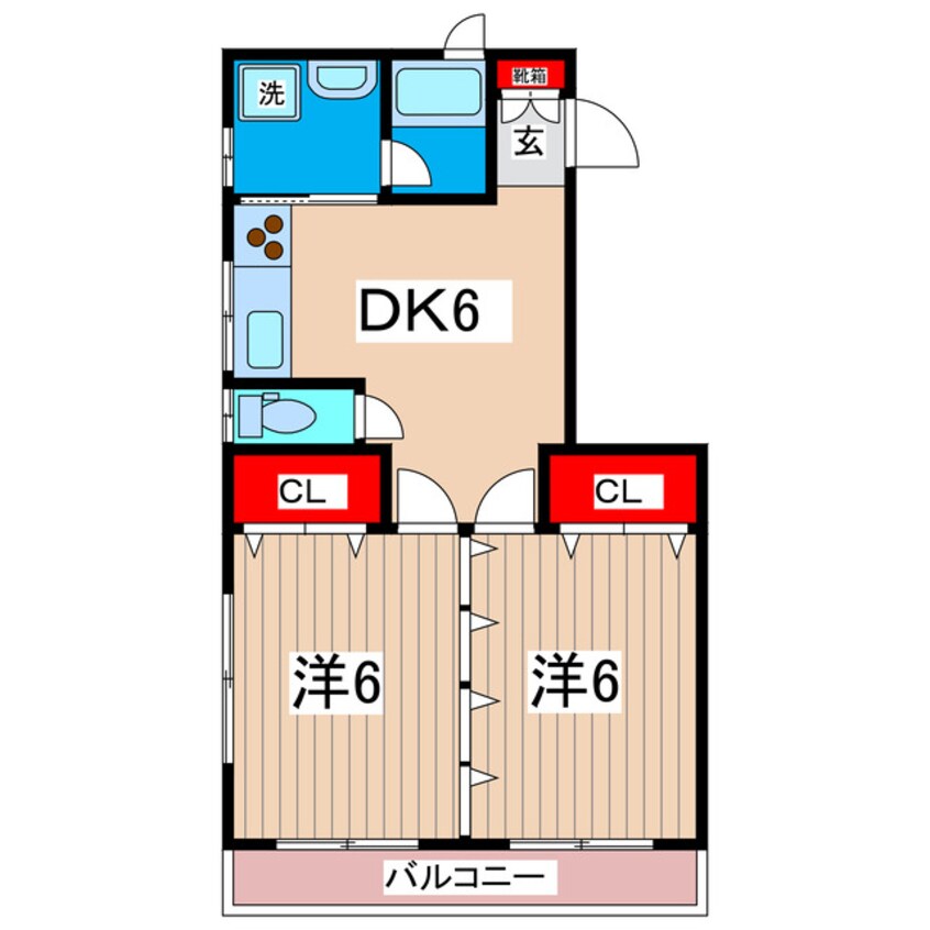 間取図 スズキハイツＣ