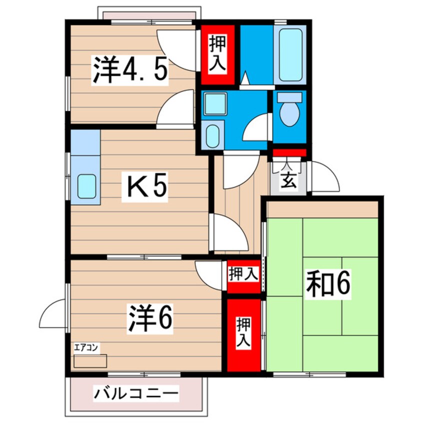 間取図 タジリシーサイドヴィラＢ棟