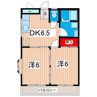 間取図 スズキマンションＢ