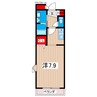 ＣＡＳＡ･ＳＡＫＵＲＡ 1Rの間取り