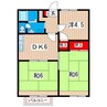 ウエストハイマー 3DKの間取り