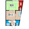 日高大成アパート 2Kの間取り